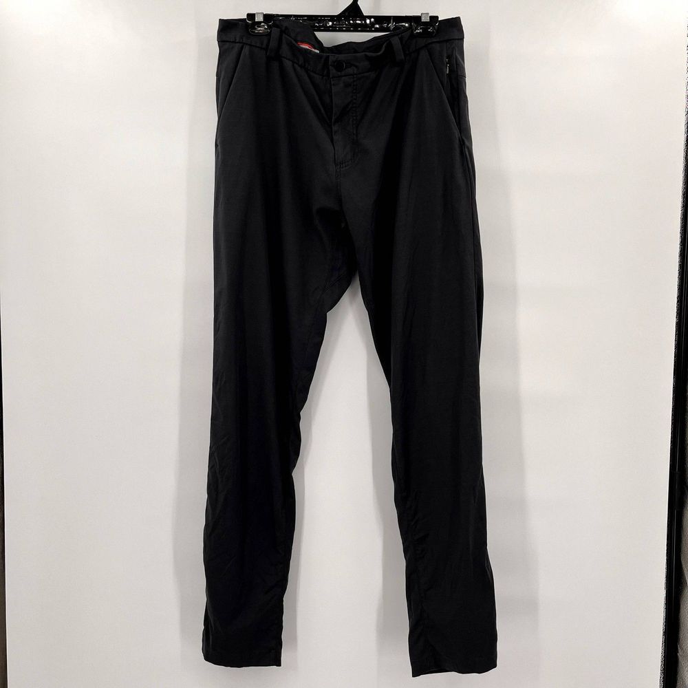 Men's Lululemon Dark Gray 5-Pockets Straight Leg Pants Size 34